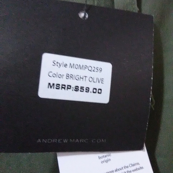 Andrew Marc Green Tencil Joggers - Picture 5 of 5